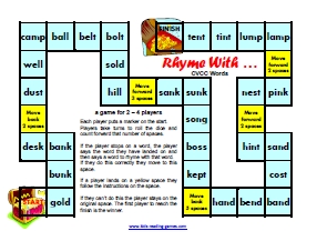 Printable Reading Games and Activities | Printable Phonics Games
